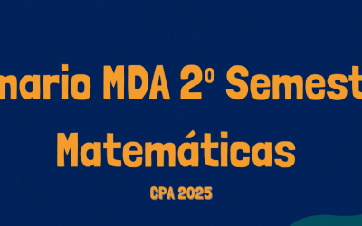 Temario MDA 2º Semestre Matemáticas
